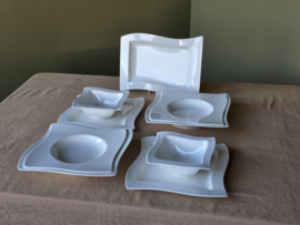 Villeroy en Boch decor New Wave dinerset 2 personen