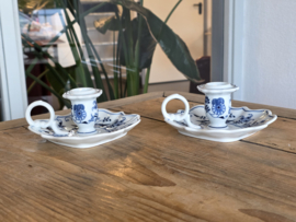 Blue Danube set 2x Kaarsenkandelaar Blaker