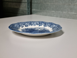 Engels blauw Enoch Wedgwood Woodland Ontbijtbordje 19,5 cm