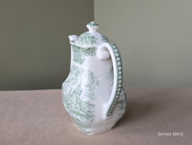 Engels groen Historical Ports koffiepot theepot