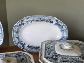 Victoria groen Societe Ceramique Eetservies 12 personen