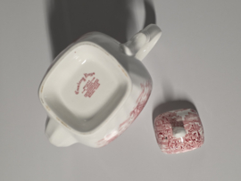 Engels rood Myott Coaching Days Koffiepot 21 cm