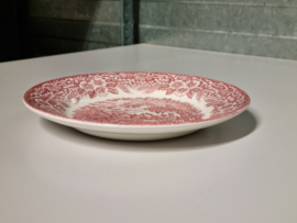Engels rood Broadhurst set 5x Ontbijtbordje 20 cm