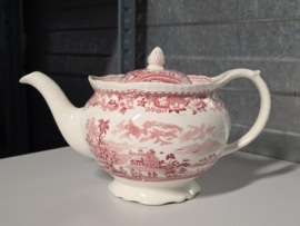 Engels rood Woods Burslem England Seaforth theepot 12 cm