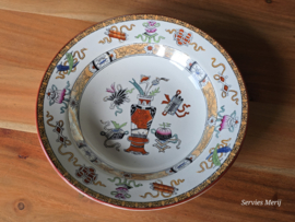 Potiche oranje gekleurd Societe Ceramique Diep Pasta Curry Bord 23 cm