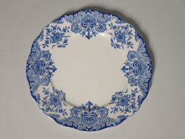 Boch BFK decor Dordrecht blauw plat Diner Bord 25 cm