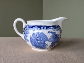 Regout Castillo Old England blauw Kannetje (rond model)