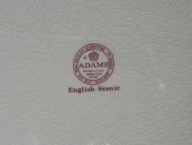Engels rood Wedgwood Adams English Scenic Serveerplateau 31,5 cm