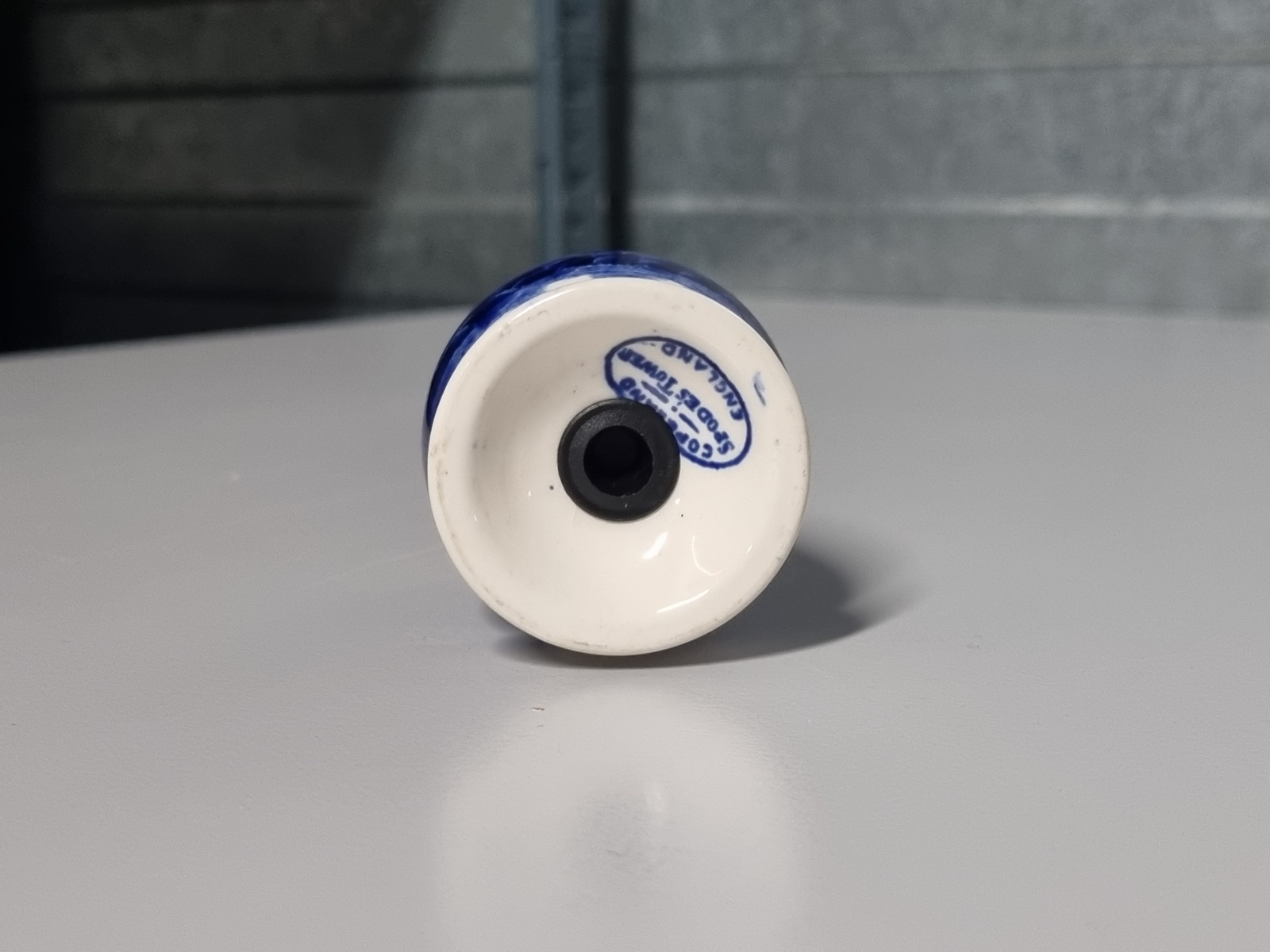 Engels Copeland Spode's Tower blauw Zoutvaatje