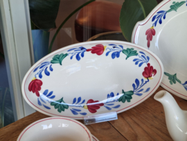 Oud Boerenbont Regout Royal Sphinx theeservies 6 personen