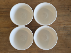 Boerenbont Boch set 4x Kom op voet 10 cm (nieuwste Boch)