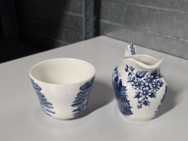 Engels blauw Grindley Country Inns roomstel