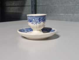 Villeroy en Boch Burgenland blauw Eierdopje op vaste voet (apart model)