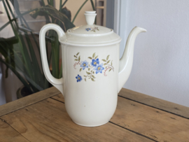 Mosa Maastricht koffiepot theepot blauwe bloem