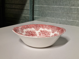 Engels rood Grindley Country Inns hoge ronde schaal 23 cm