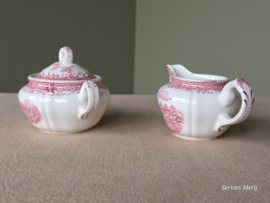 Burgenland rood Roomstelletje (kleinste model) op rechthoekig plateau