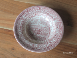 Engels rood English Ironstone Tableware EIT diep bord 22 cm (Home Farm)