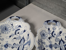 Zwiebelmuster Huttensteinach set 2x ovale schaal 37 en 31 cm