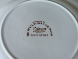 Engels Palissy Game Series ontbijtbord 20 cm (afb. hoenders)