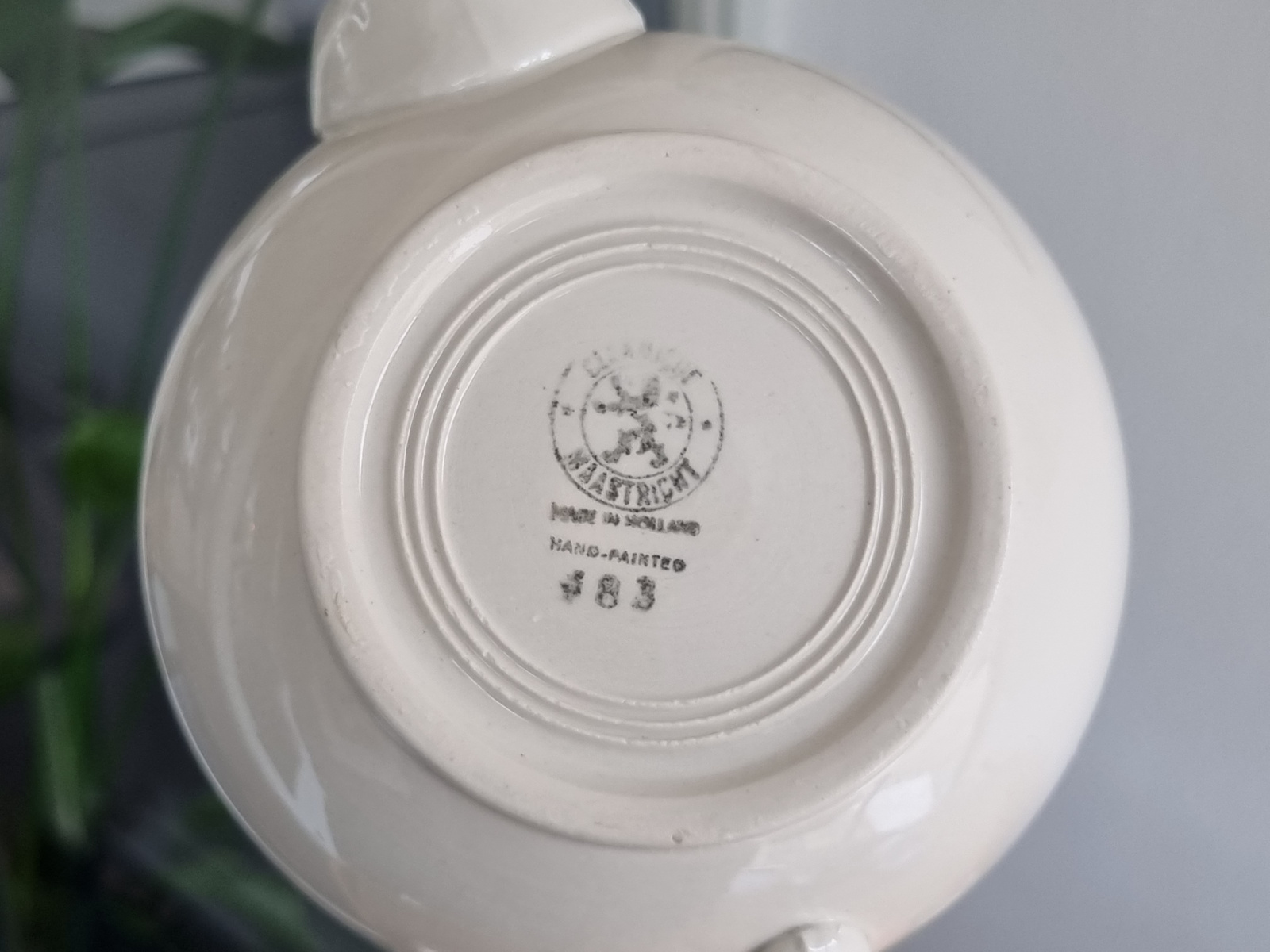 Oud Boerenbont Societe Ceramique 483a Theeservies 6-pers.