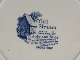 Engels blauw Johnson Bros Mill Stream set 18 borden, 6 persoons