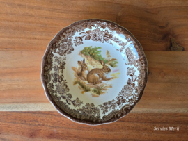 Engels Palissy Game Series laag schaaltje 13 cm (afb. haasjes)