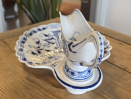 Zwiebelmuster Huttensteinach Schaal met vaste sauskom