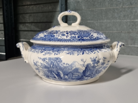 Villeroy en Boch Burgenland blauw Dekschaal Terrine