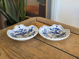 Zwiebelmuster onbekend merk Set 2x schelpschaal