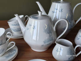 Societe Ceramique Waterland koffieservies theeservies 10 personen