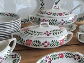 Oud Boerenbont Petrus Regout decor Holland compleet eetservies 10 personen