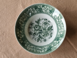 Engels groen Wood & Sons Westminster hoge ronde schaal 23 cm