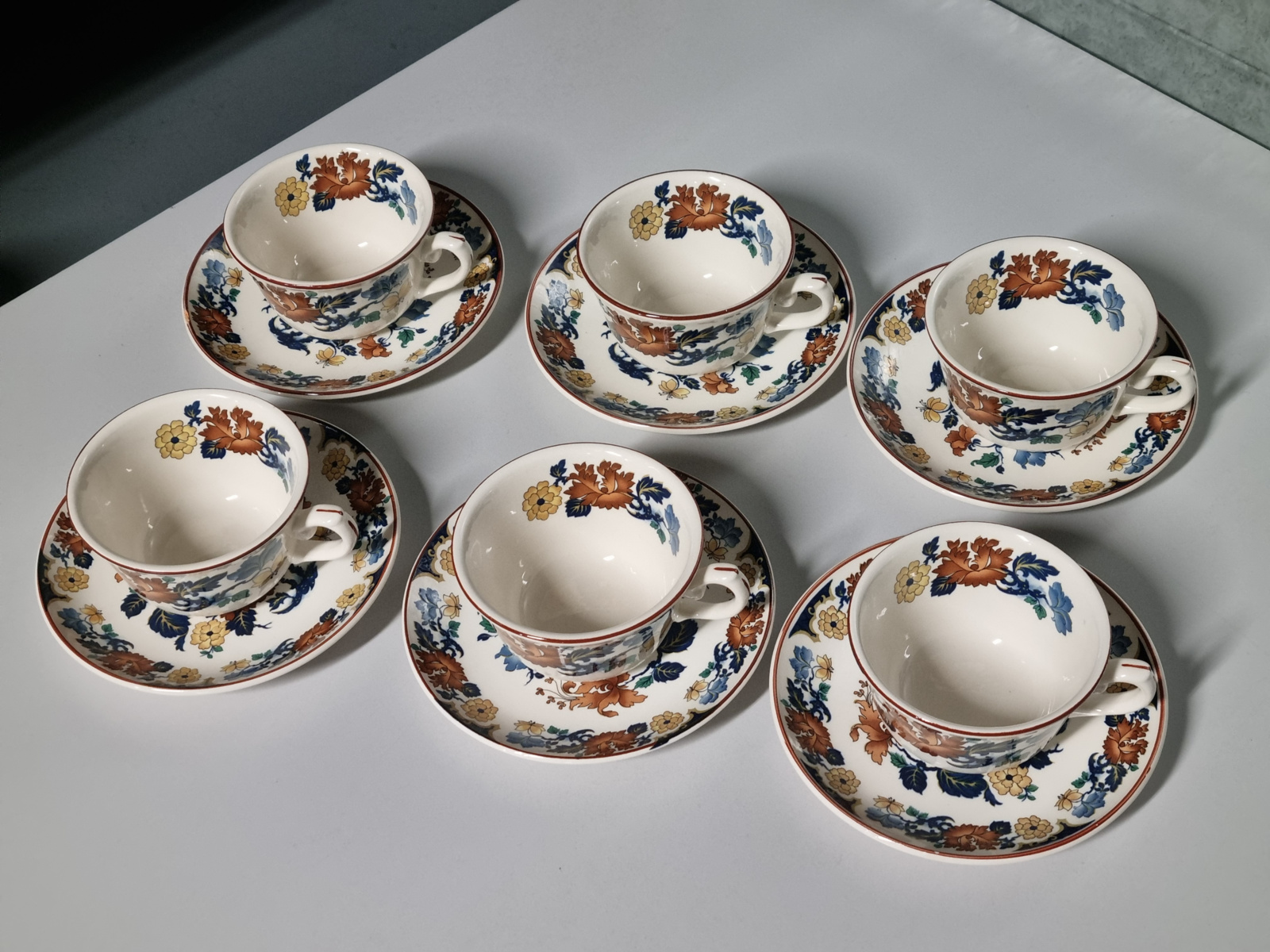 Engels Franciscan Kismet Myott Meakin set 6x Kop en schotels