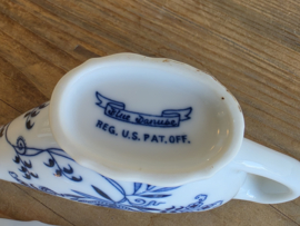 Blue Danube mini sauciere op onderschotel