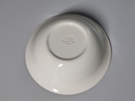 Engels rood English Ironstone Tableware EIT hoge ronde schaal 22 cm (kasteel)