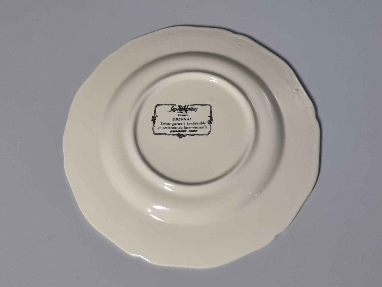 Frans Sarreguemines Obernai ontbijtbord 21,5 cm
