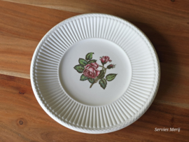 Wedgwood Moss Rose Bord 23 cm (zeldzame brede rand)