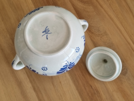 Delft blauw Societe Ceramique Suikerpot (gelijmd oor)