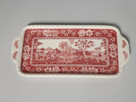 Villeroy en Boch Rusticana rood Cakeschaal / Serveerplateau