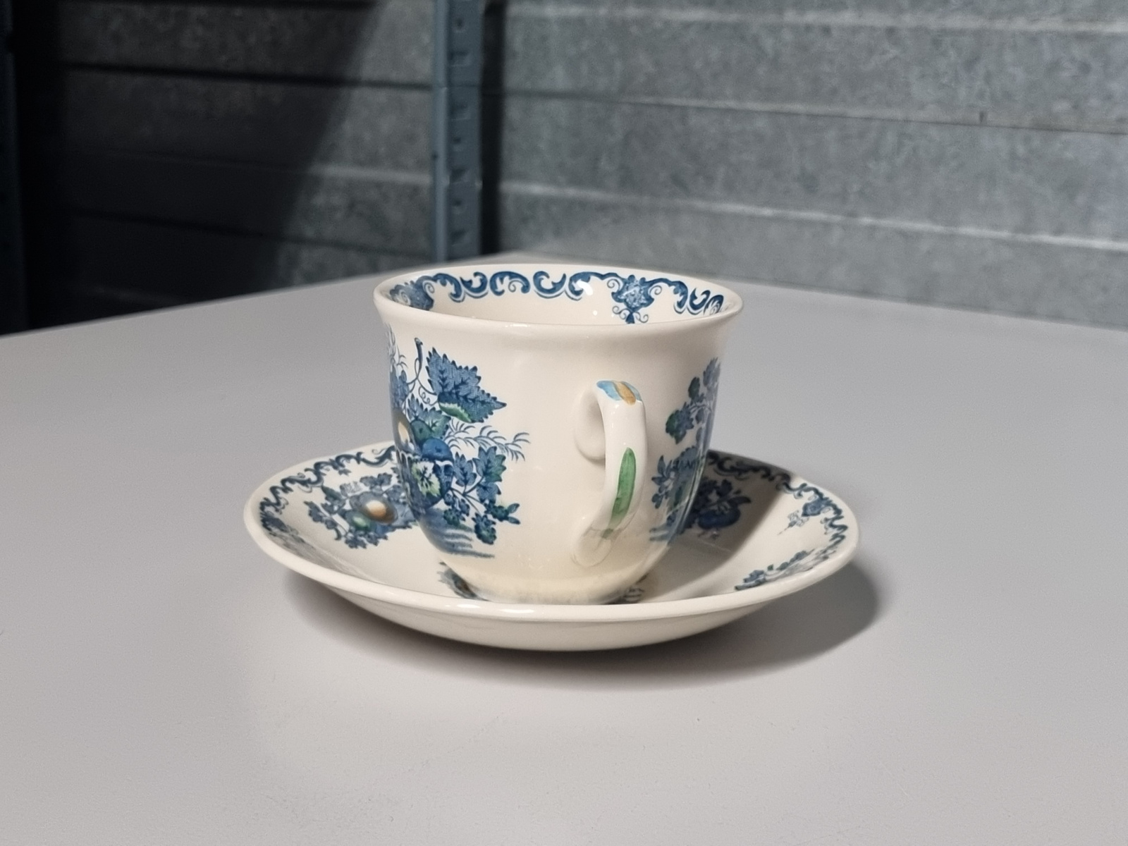 Engels Mason's Fruit Basket koffie kop en schotel