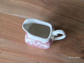Engels rood English Ironstone Tableware EIT Schenkkannetje (kasteel)