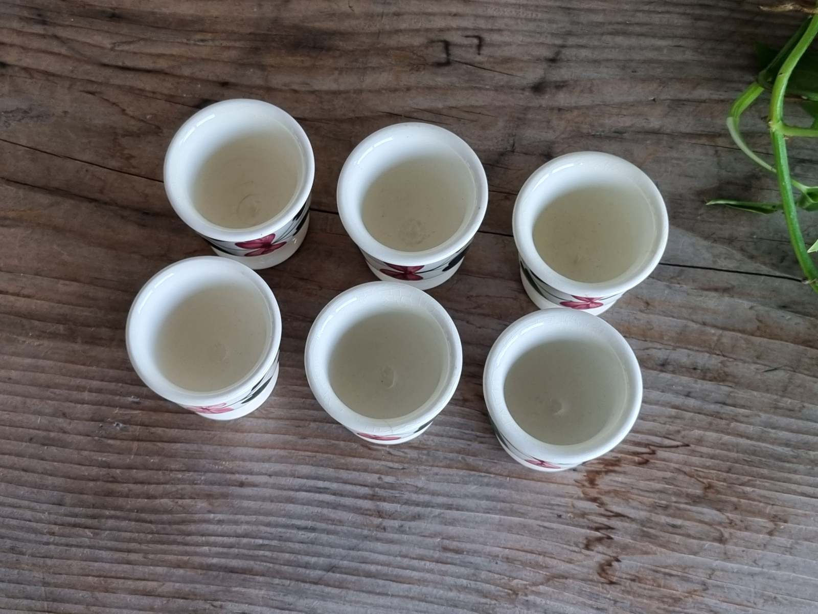 Boerenbont 418 Societe Ceramique Eierdopset laag model