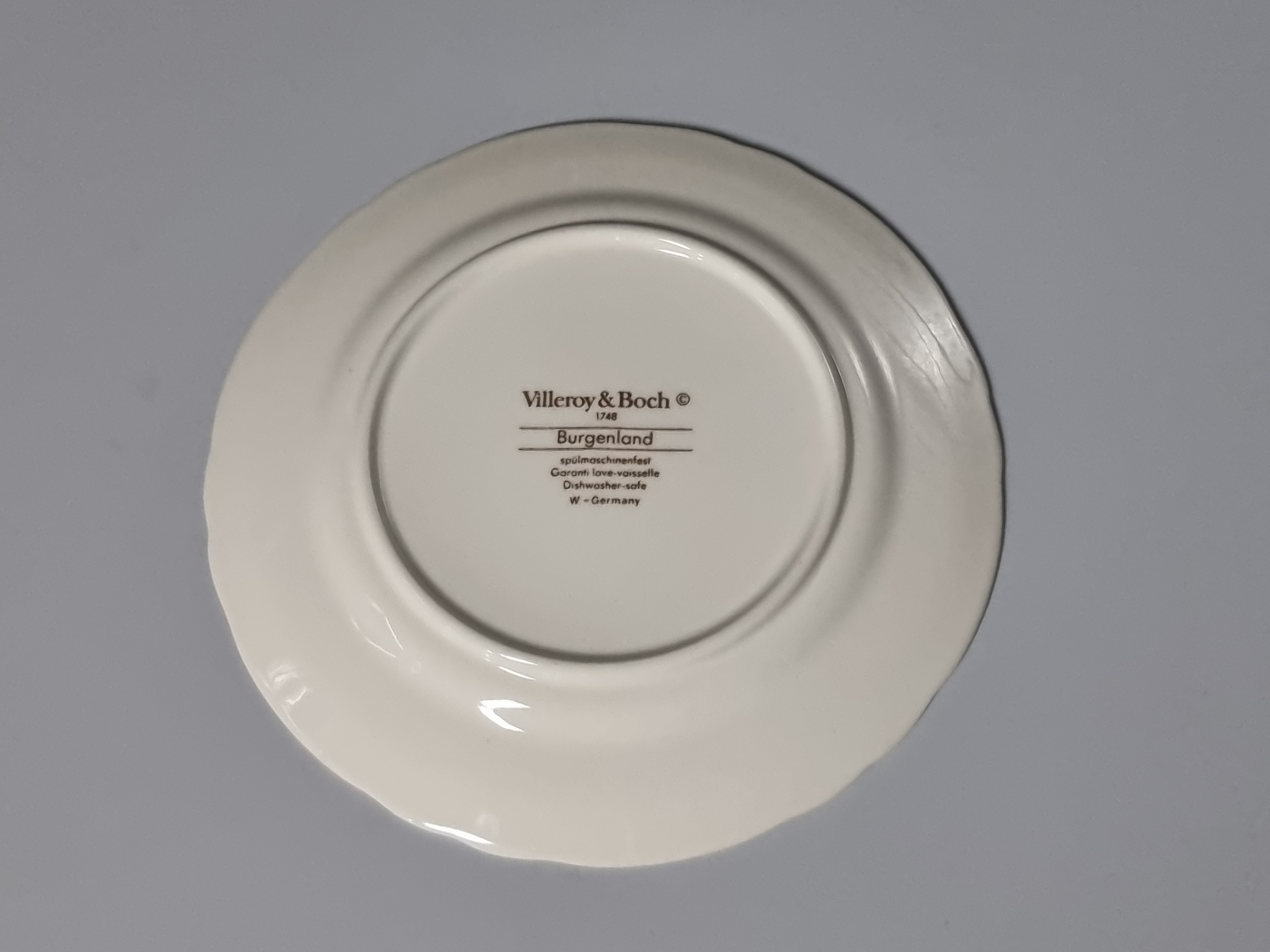 Villeroy en Boch Burgenland blauw ontbijtbordje 19 cm