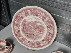 Villeroy en Boch Burgenland rood Koffieservies 8-pers.
