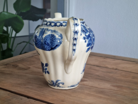 Peacock blauw Societe Ceramique Koffiepot zonder deksel (creme)