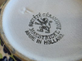 Societe Ceramique Schrijfnamendecor suikerpot nr. 4 zonder deksel