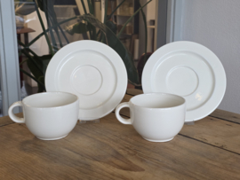 Claire Wilson's robuuste set 2x Thee kop en schotel 10 cm