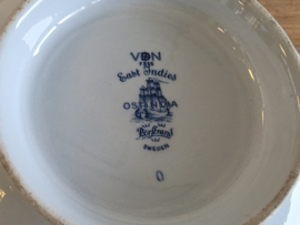 Rorstrand Ostindia East Indies hoge schaal op voet 23,5 cm (Aardewerk)