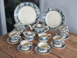 Victoria groen Societe Ceramique Theeservies 12-pers. (creme)