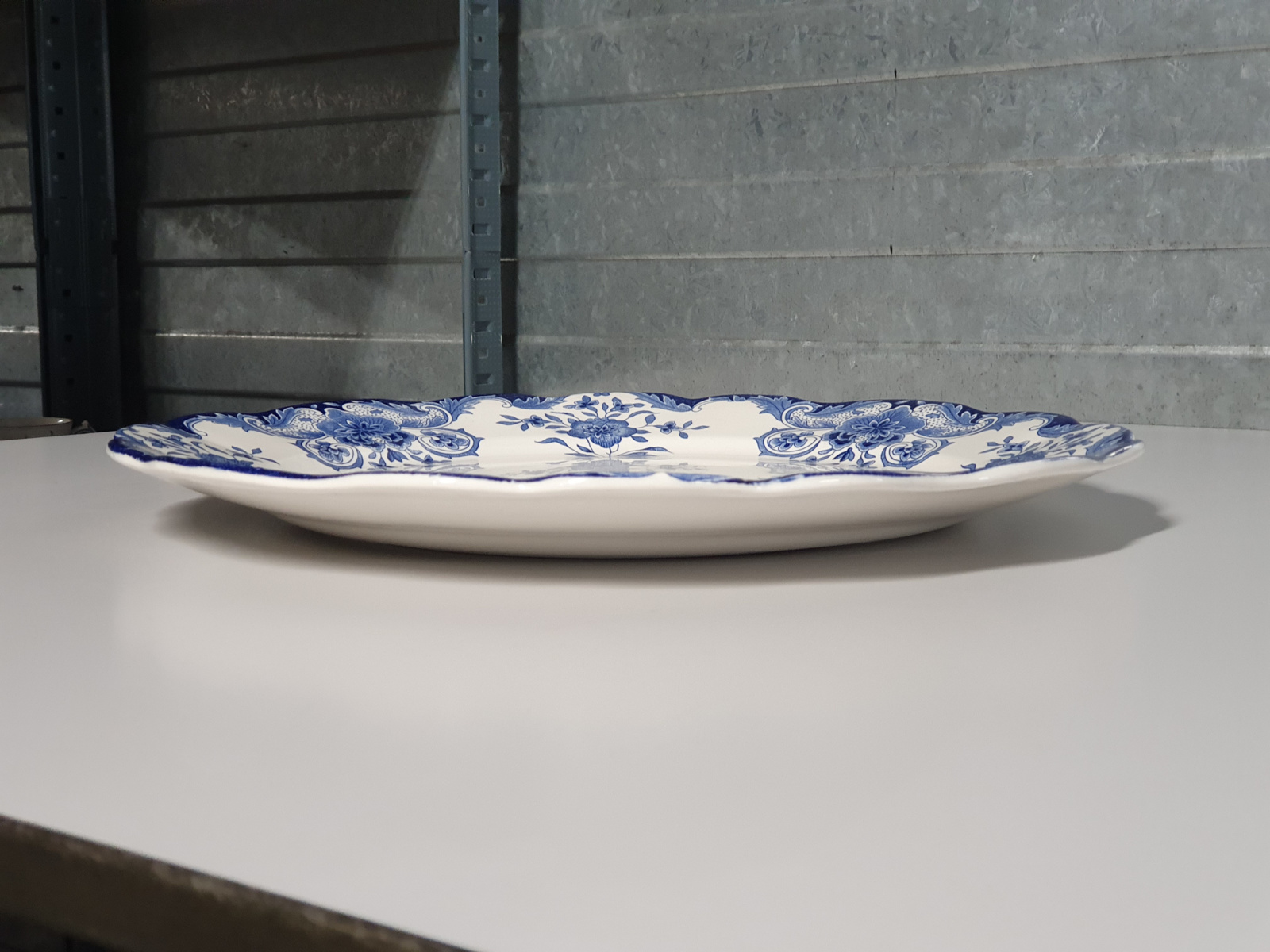 Boch BFK decor Dordrecht blauw serveerbord rond 31 cm